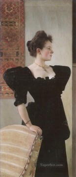 company of captain reinier reael known as themeagre company Painting - Portrait of Marie Breunig Gustav Klimt